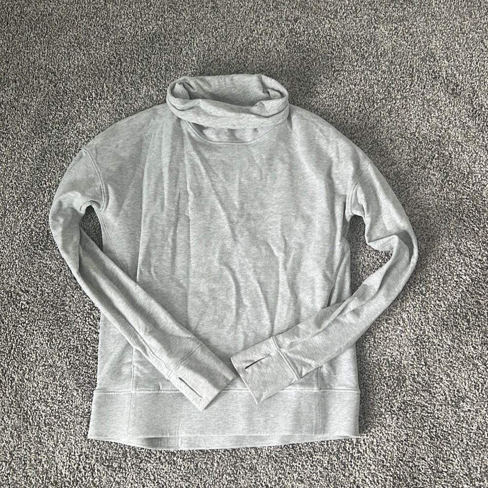 lulu cowl neck sweatshirt
